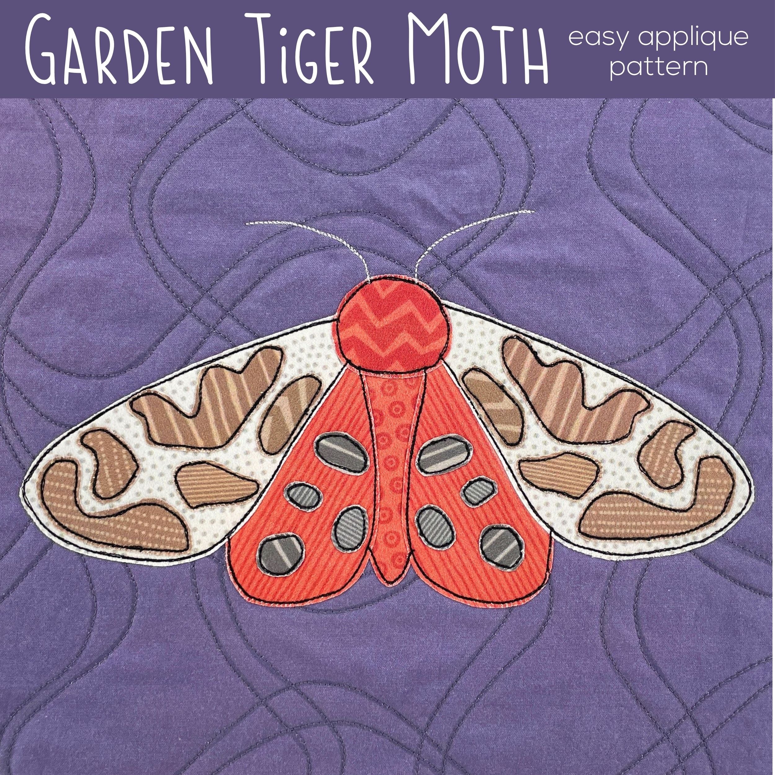 Moths Applique Quilt Pattern Bundle
