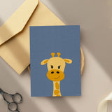 Giraffe - printable art - Collage Style