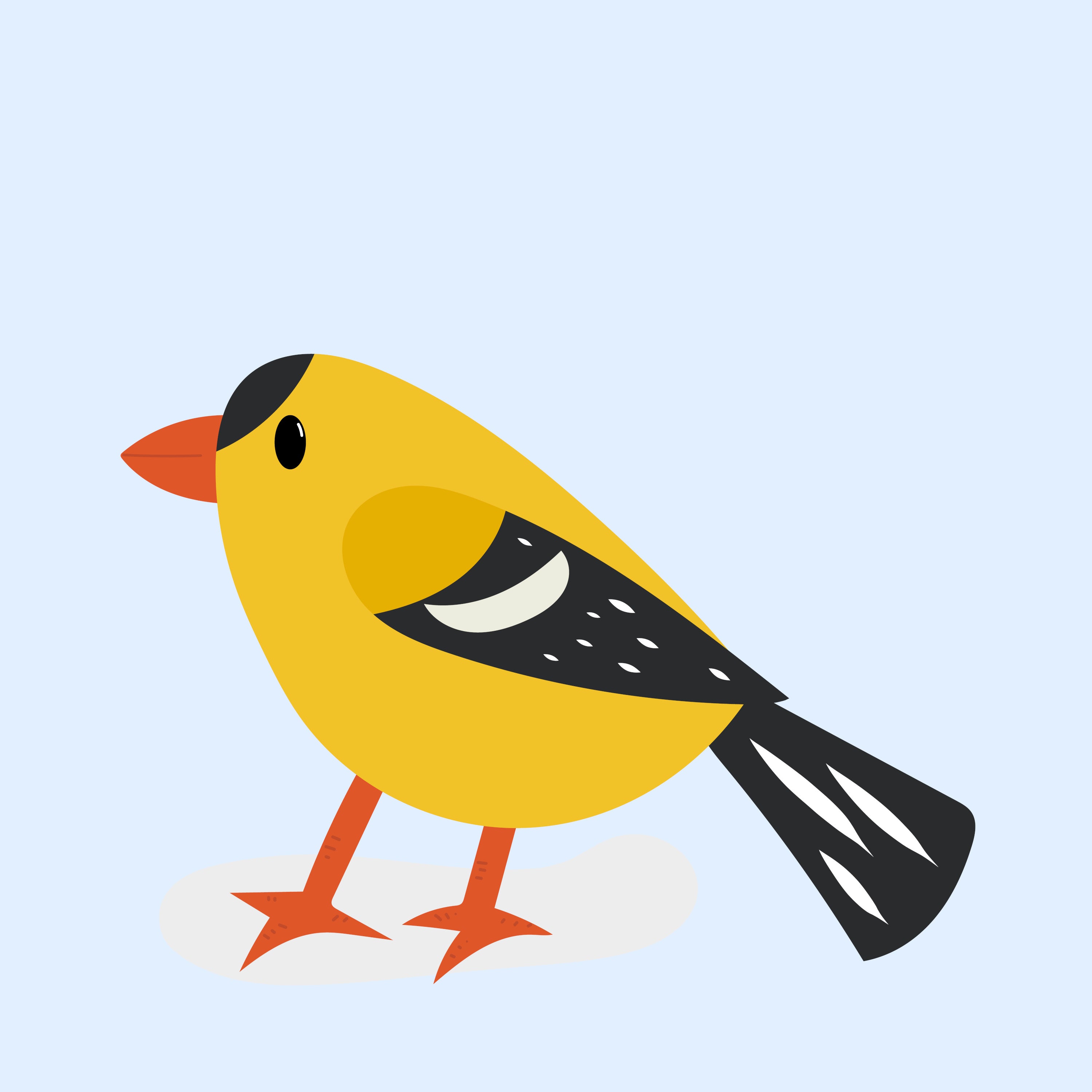 Goldfinch - printable bird art