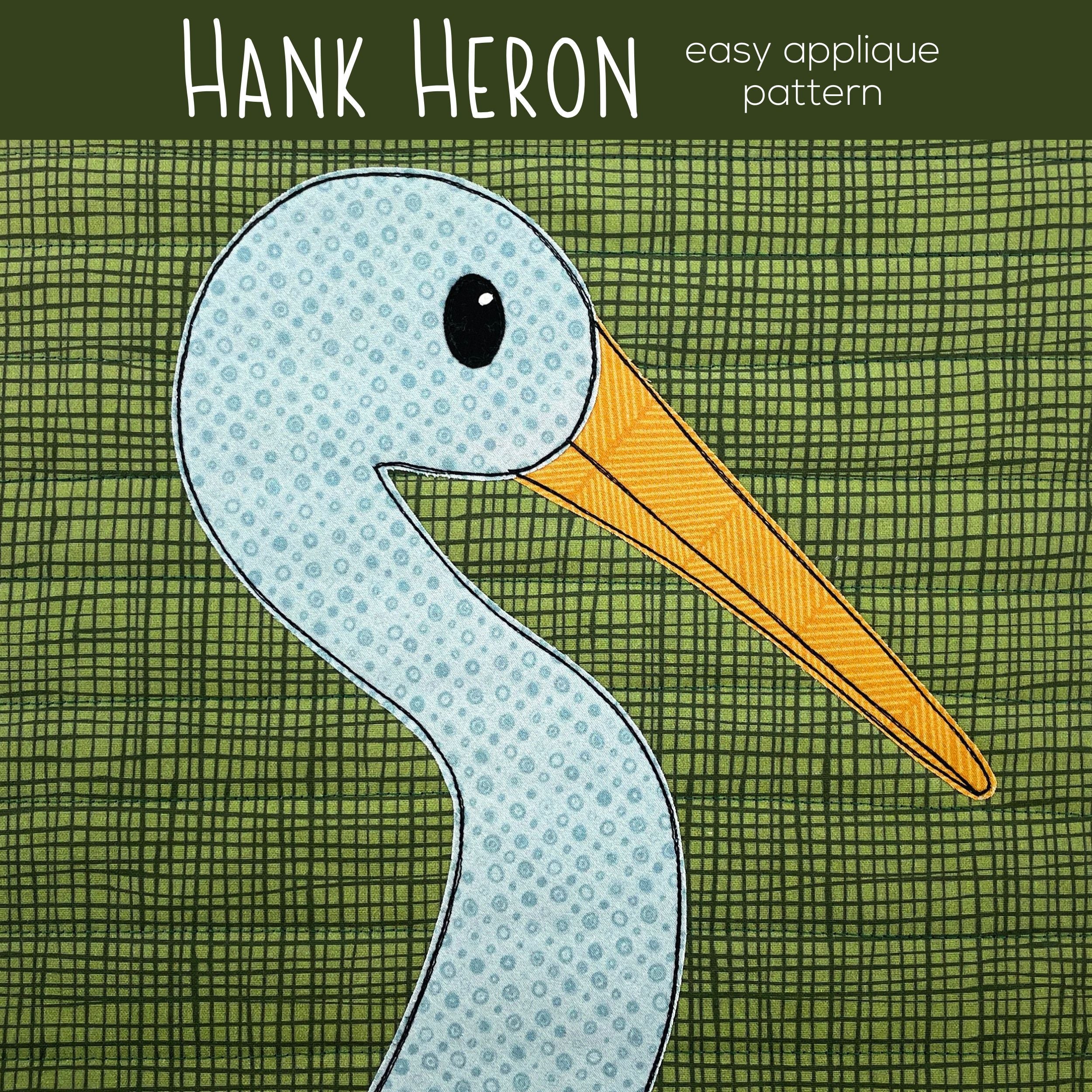 Cody Crane Applique Pattern