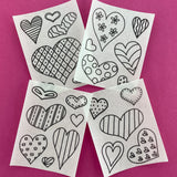 Happy Hearts Stick and Stitch Pack