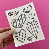 Happy Hearts Stick and Stitch Pack