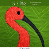 Idris Ibis Applique Pattern