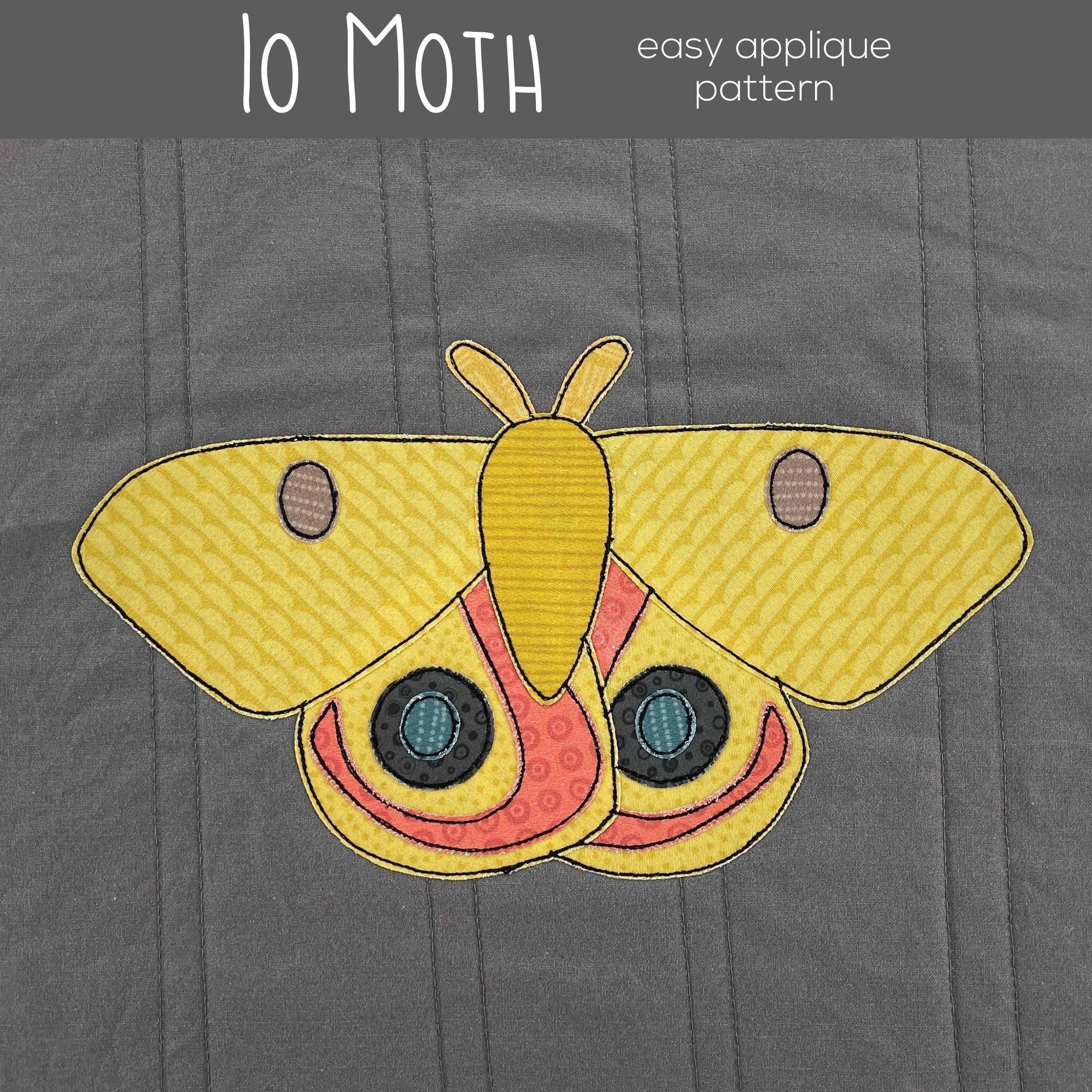 Moths Applique Quilt Pattern Bundle