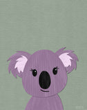 Kevin Koala - printable art - Collage Style