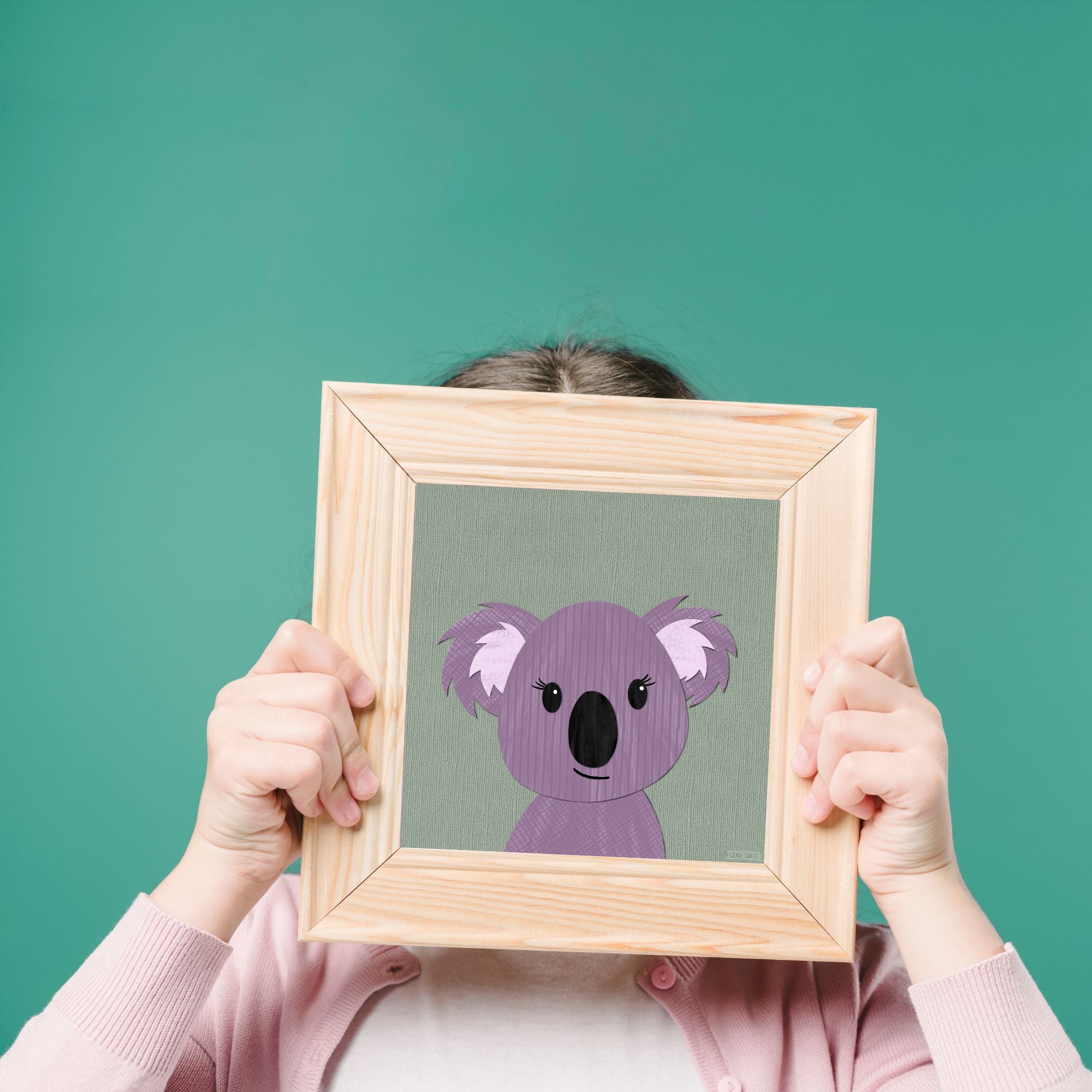 Kevin Koala - printable art - Collage Style