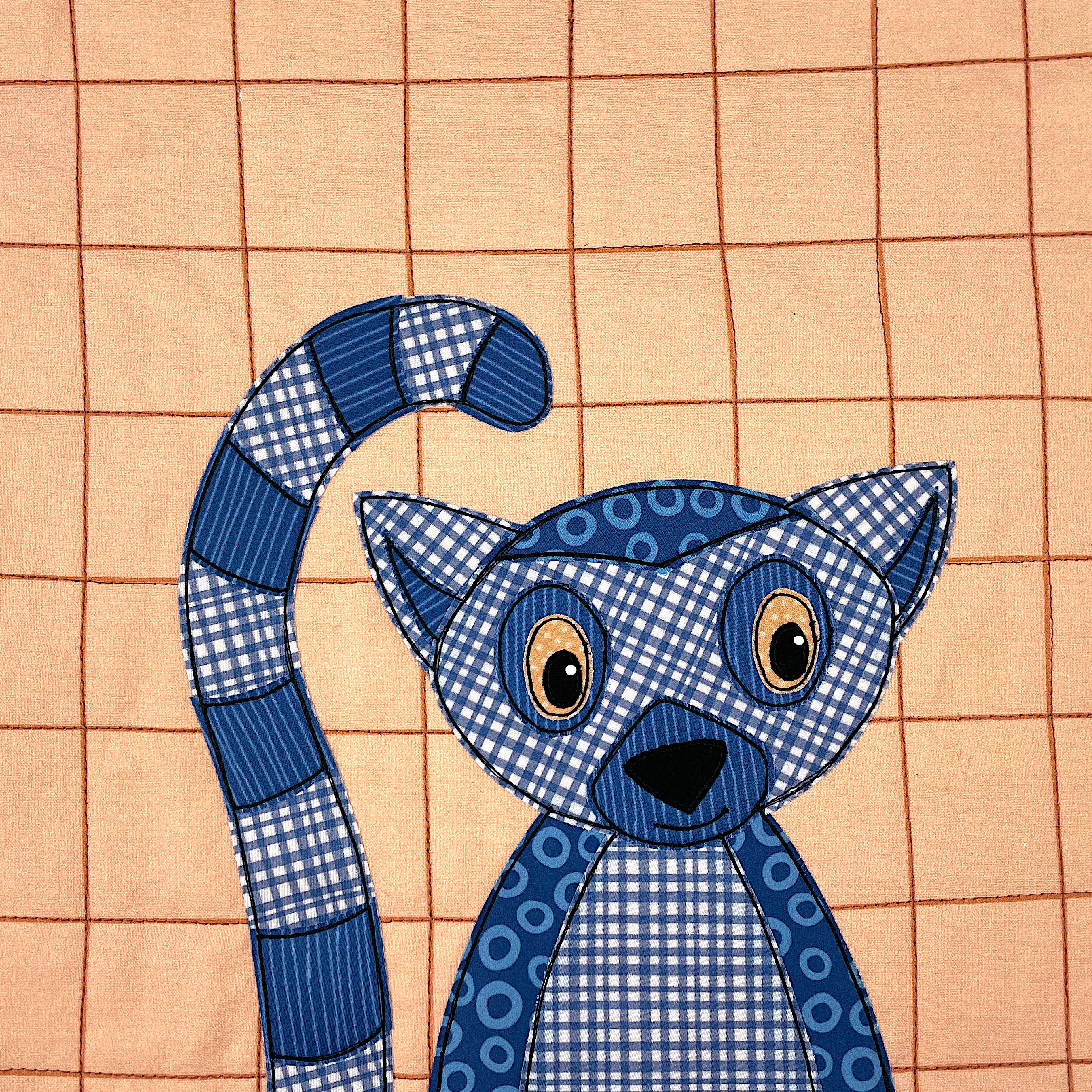 Leighton Lemur Applique Pattern