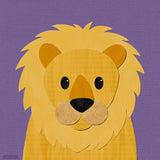 Lion - printable art - Collage Style