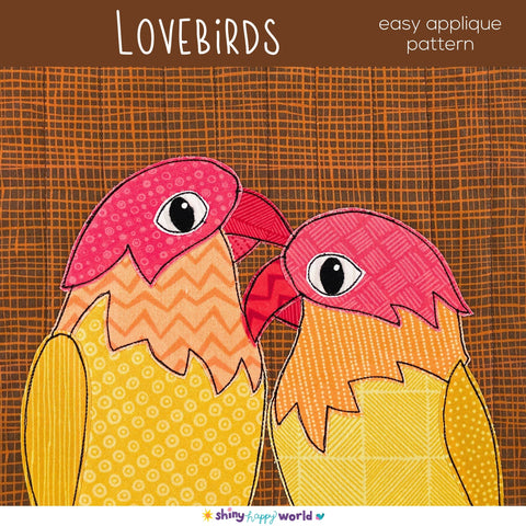 Lovebirds Applique Pattern