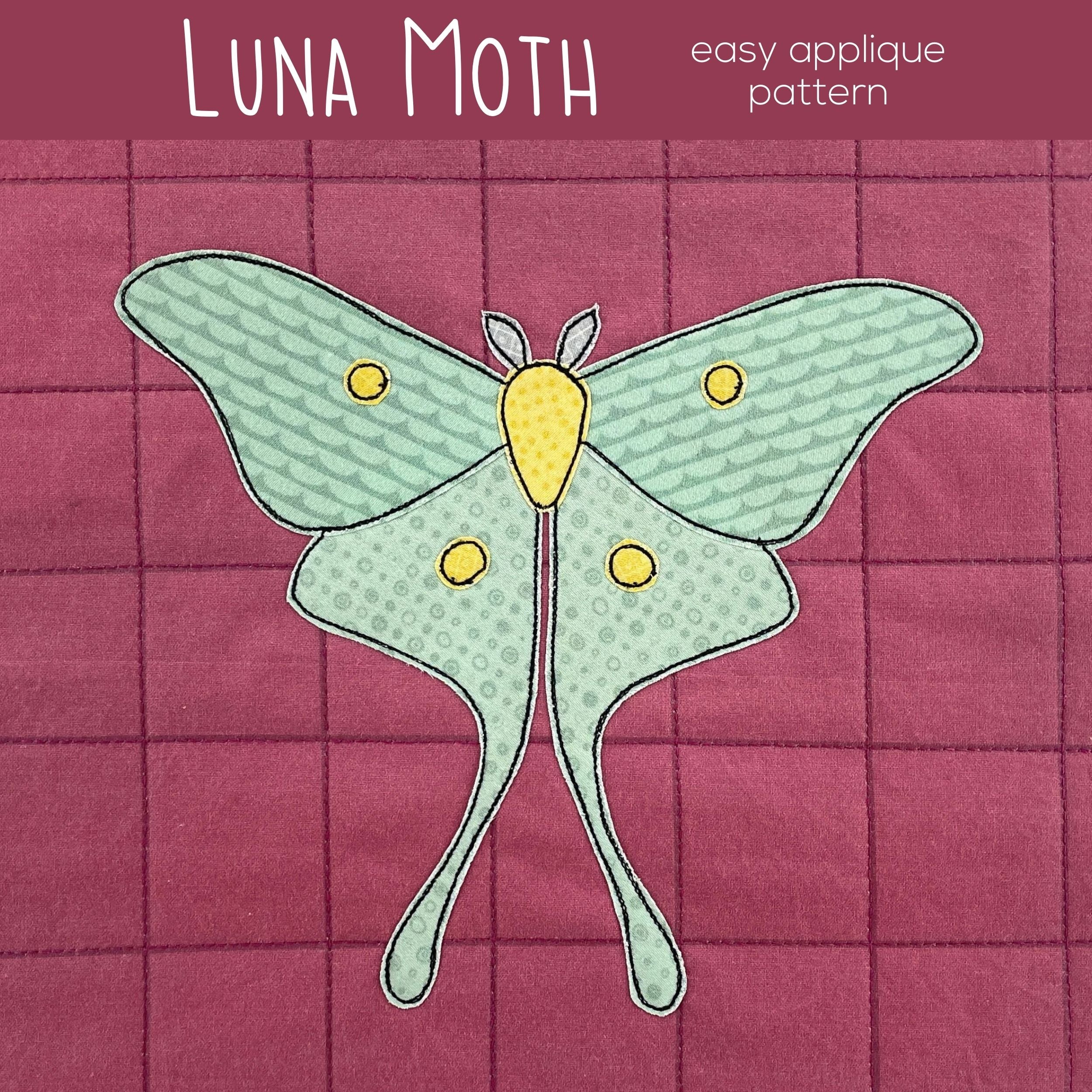 Moths Applique Quilt Pattern Bundle