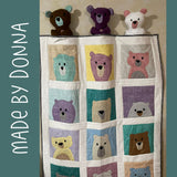 Grid with Sashing and Borders Quilt Layout Guide