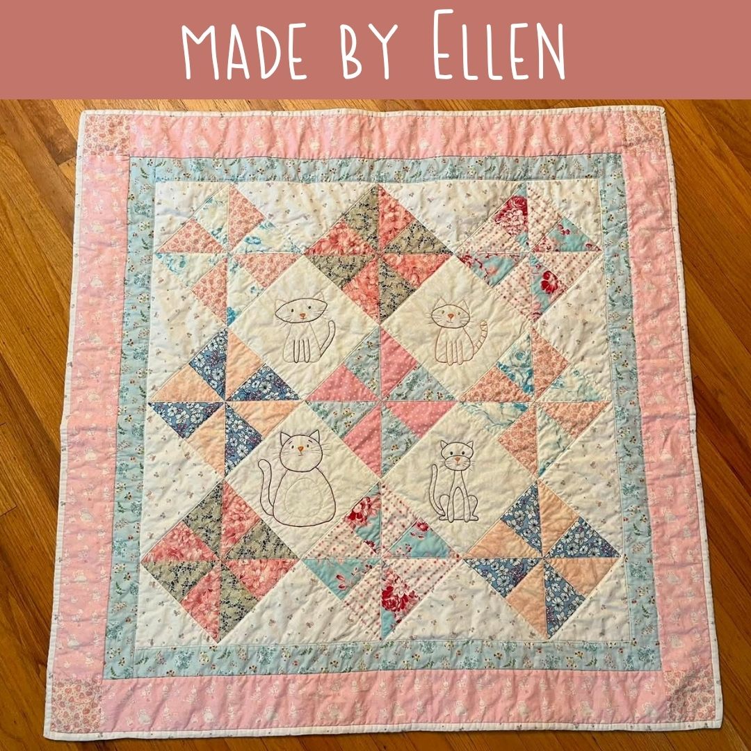 Clever Cats 2 embroidery pattern