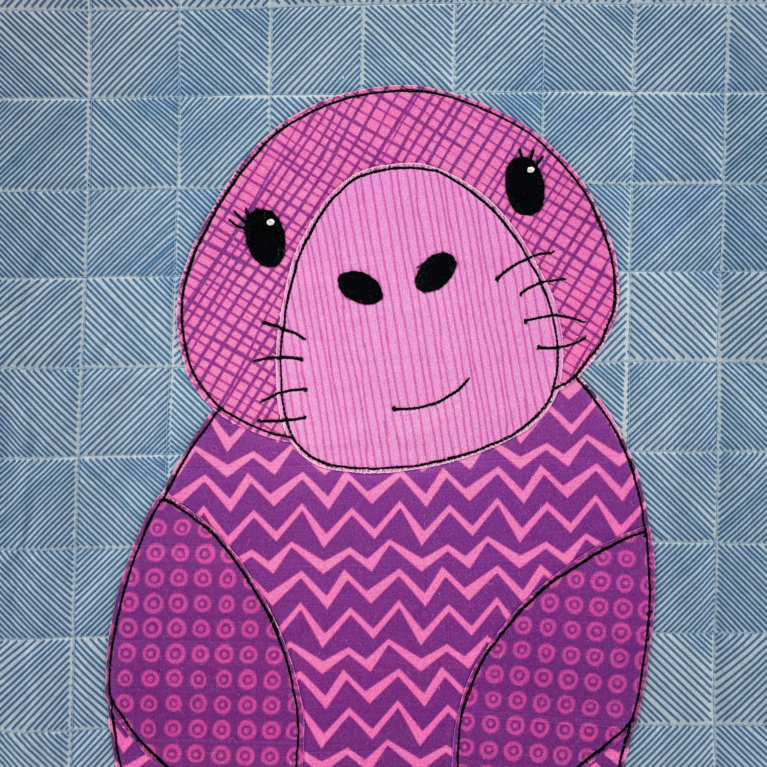 Mochi Manatee Applique Quilt Pattern