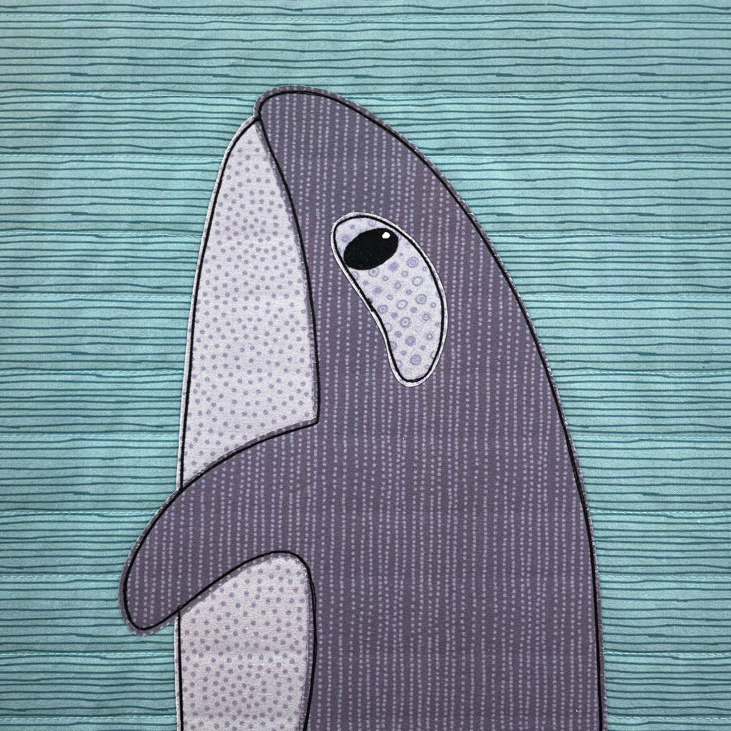 Otis Orca Applique Quilt Pattern