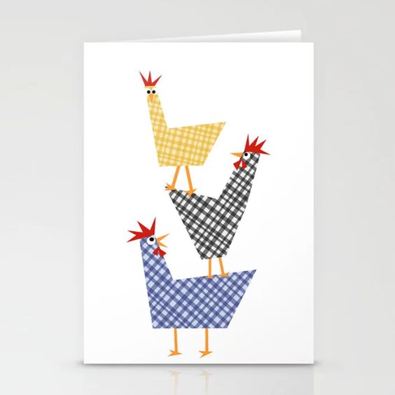 Pecking Order - printable chicken art