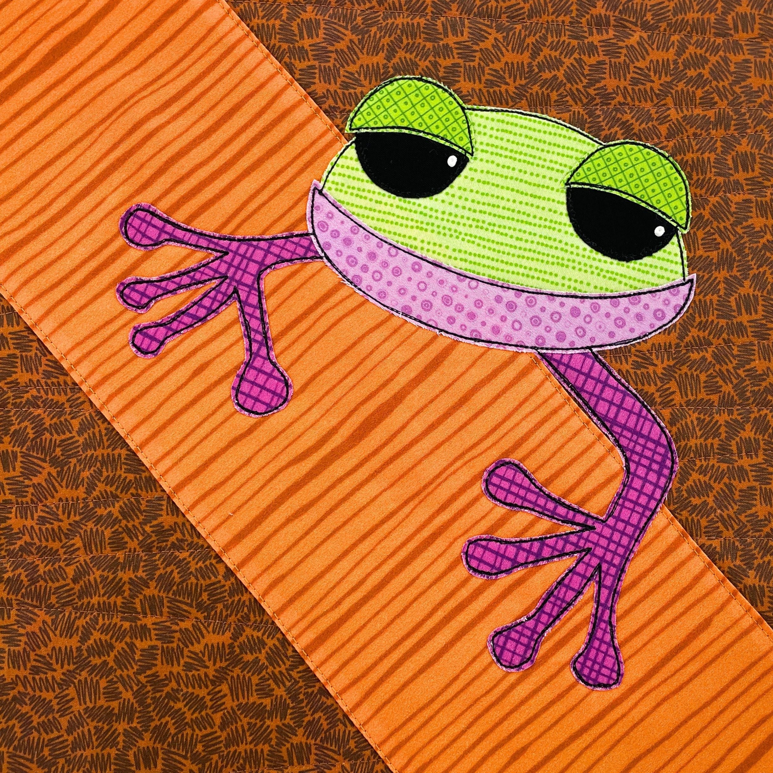 Troy the Tree Frog Applique Pattern