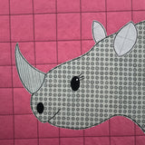 Rowan Rhino Applique Quilt Pattern
