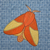 Rosy Maple Moth Applique Quilt Pattern