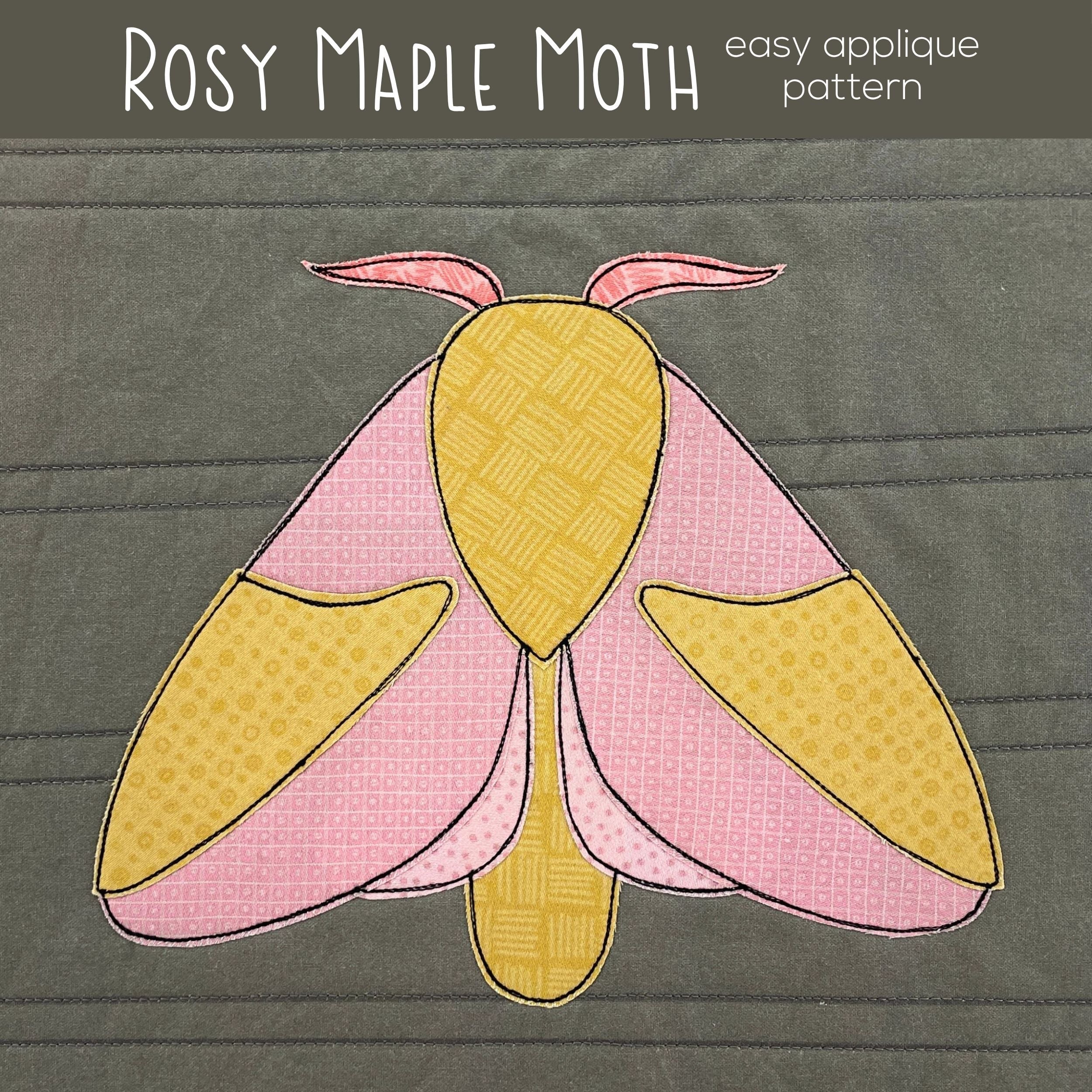 Moths Applique Quilt Pattern Bundle
