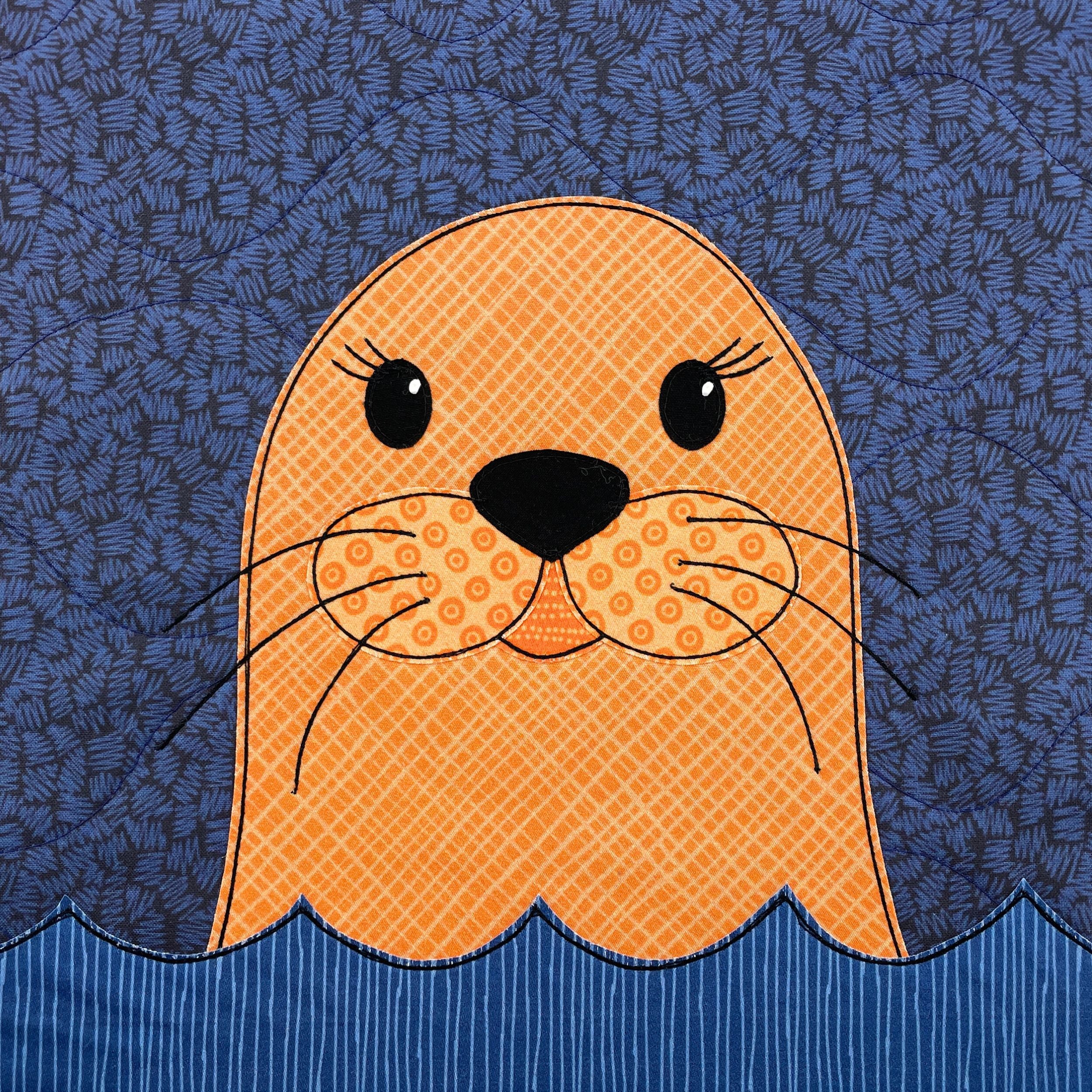Serena Seal Applique Pattern