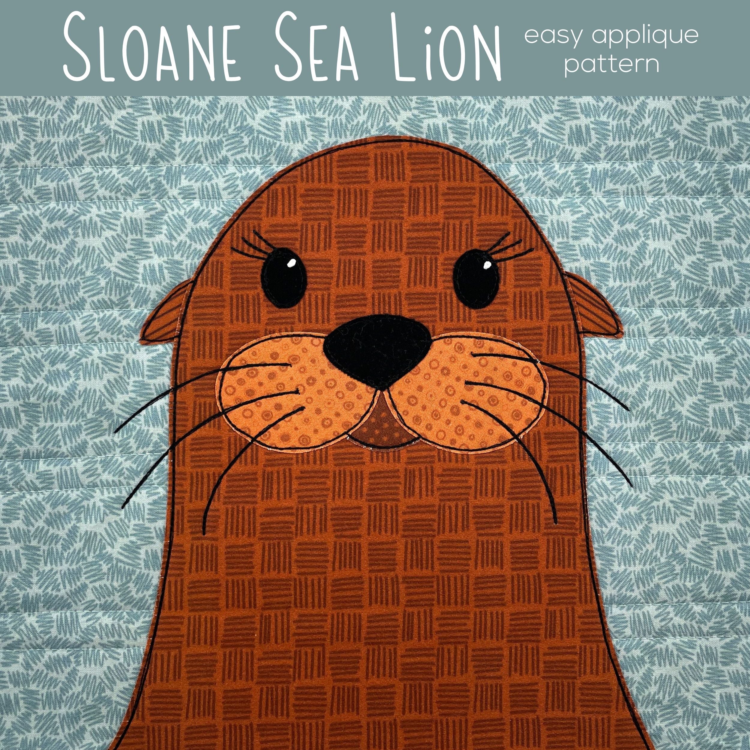 Serena Seal Applique Pattern