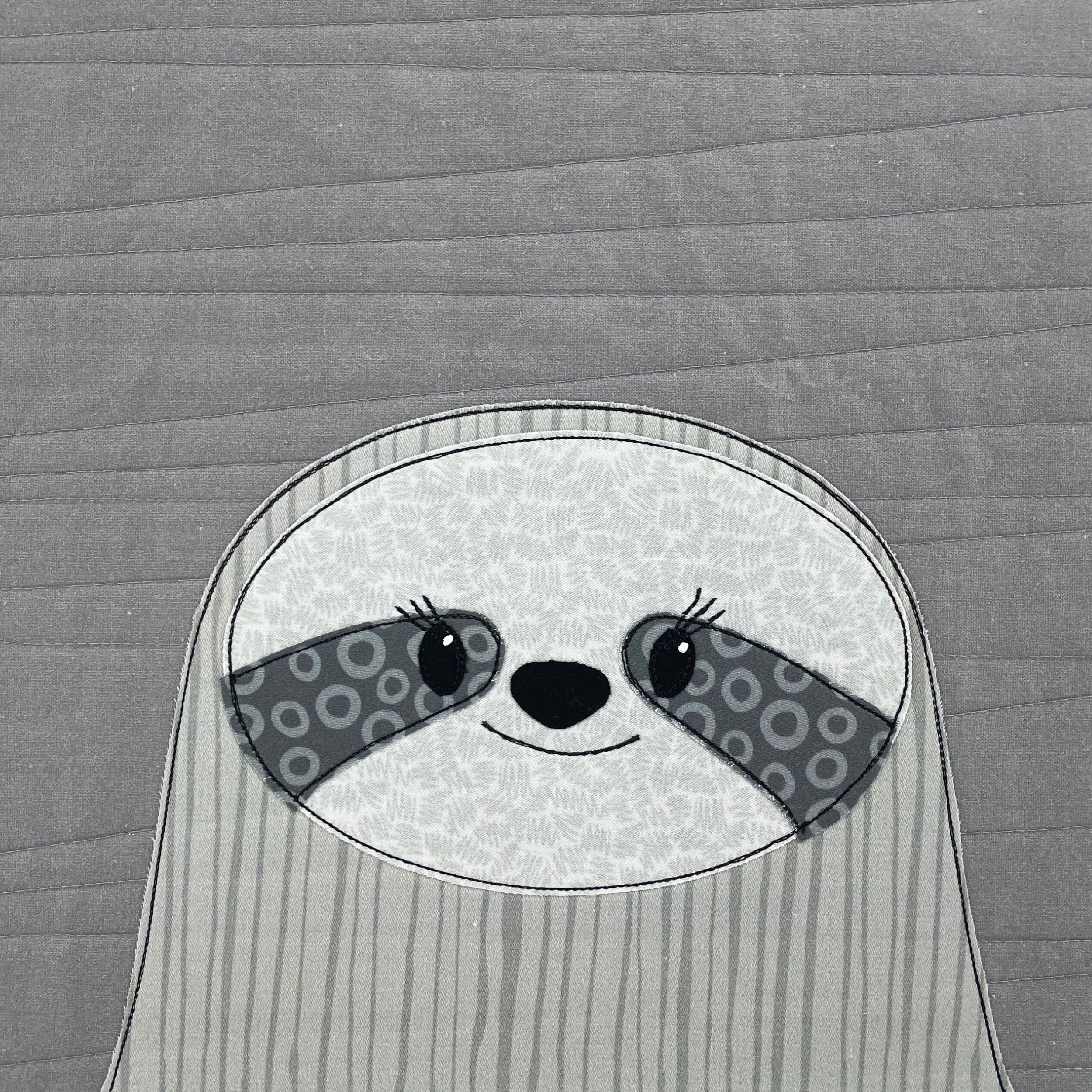 Skyler Sloth Applique Quilt Pattern