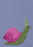 Snail - printable art - Collage Style
