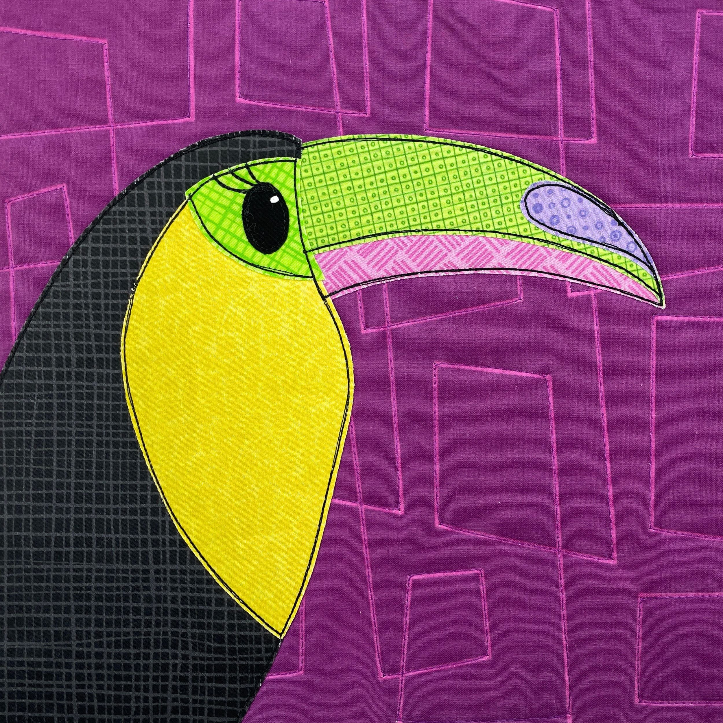 Tommie Toucan Applique Quilt Pattern