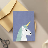 Unicorn - printable art - collage style