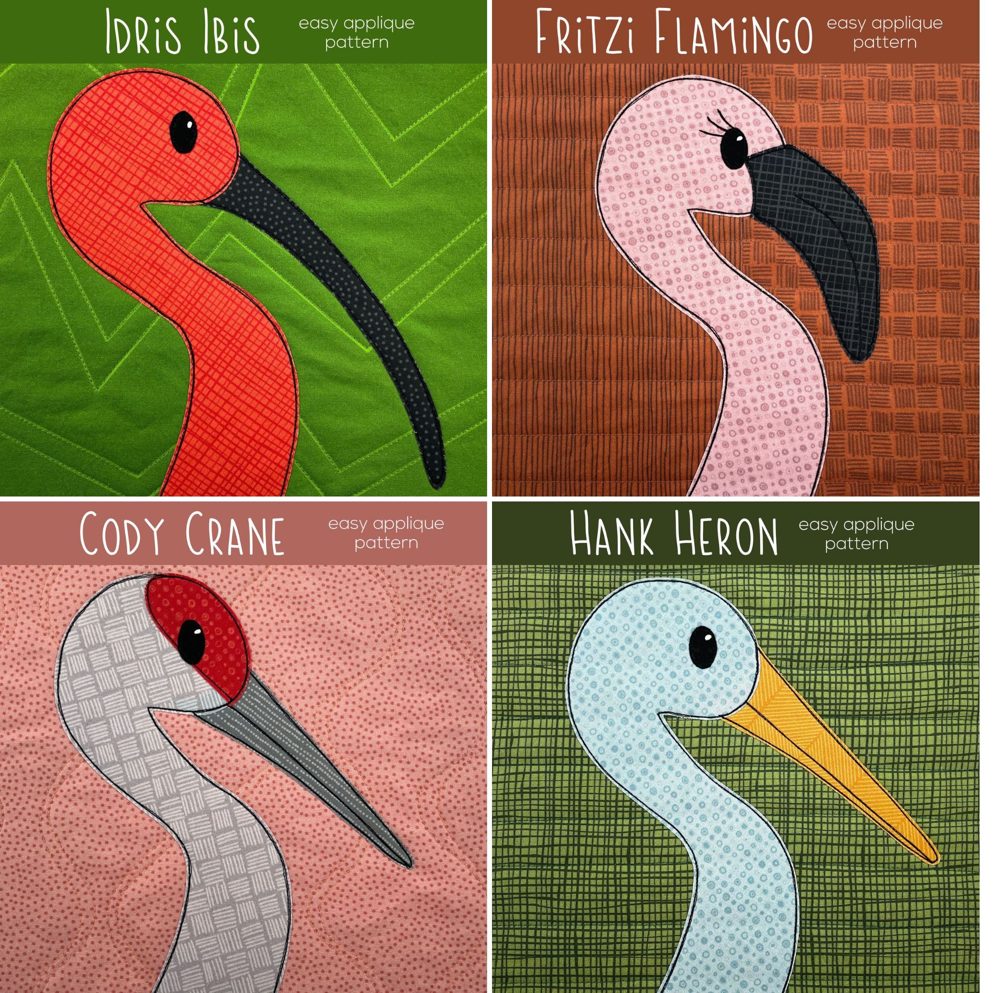 Cody Crane Applique Pattern