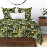 Woodland Critters - cheater quilt fabric