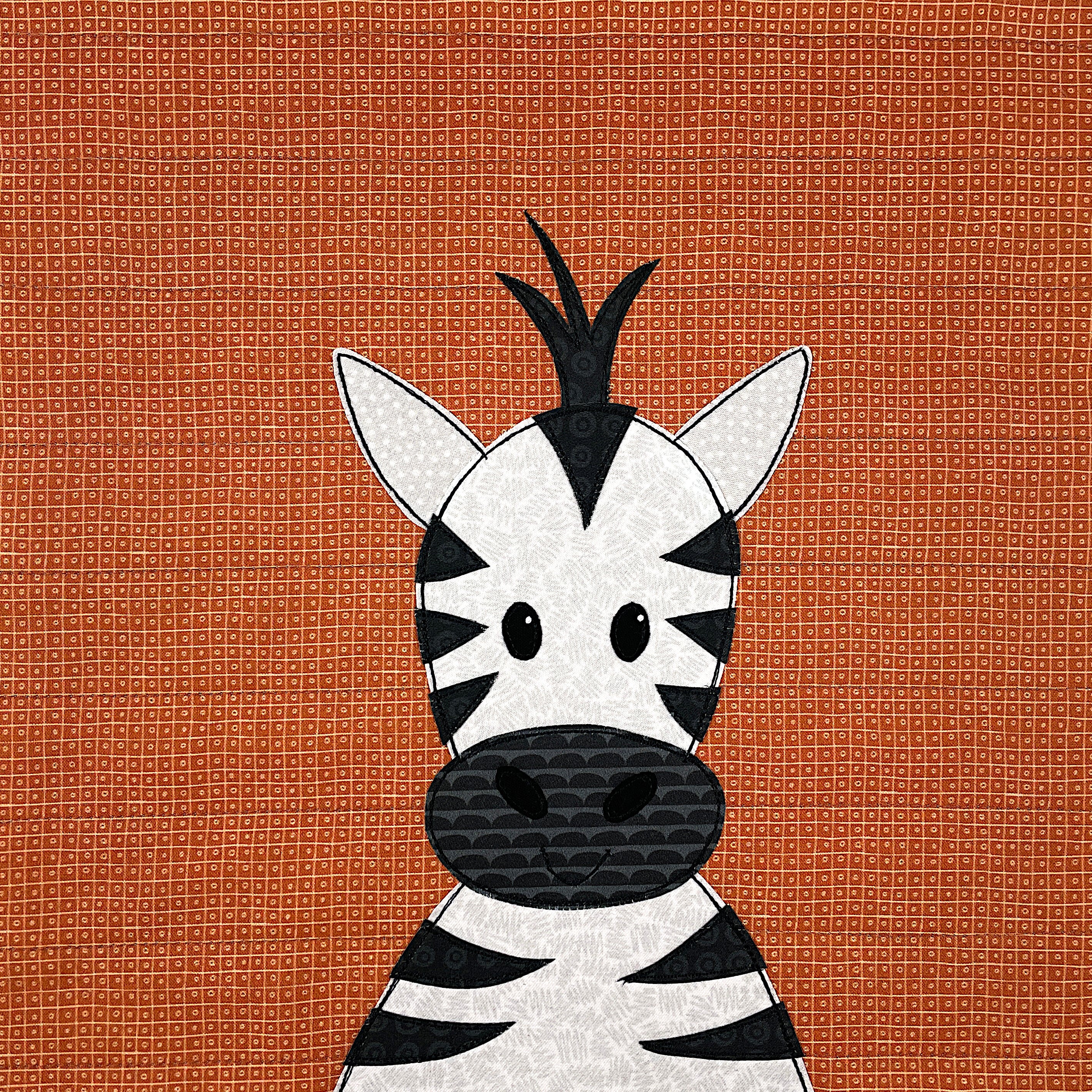 Zulima Zebra Applique Pattern