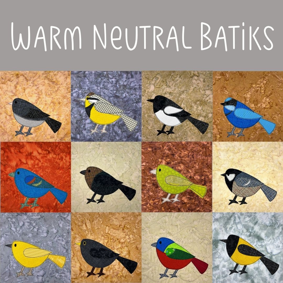 Backyard Birds - a Mix & Match Applique Quilt Pattern – Shiny