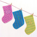 Mini Stockings Advent Calendar Pattern