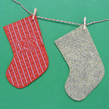 Mini Stockings Advent Calendar Pattern