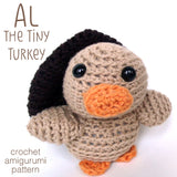 Al the Tiny Turkey Crochet Amigurumi Pattern