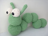 Alastair the Caterpillar (or Inchworm) Crochet Amigurumi Pattern