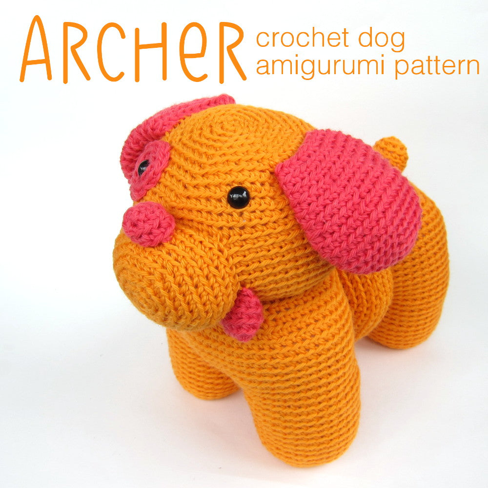 Archer the Dog Crochet Amigurumi Pattern