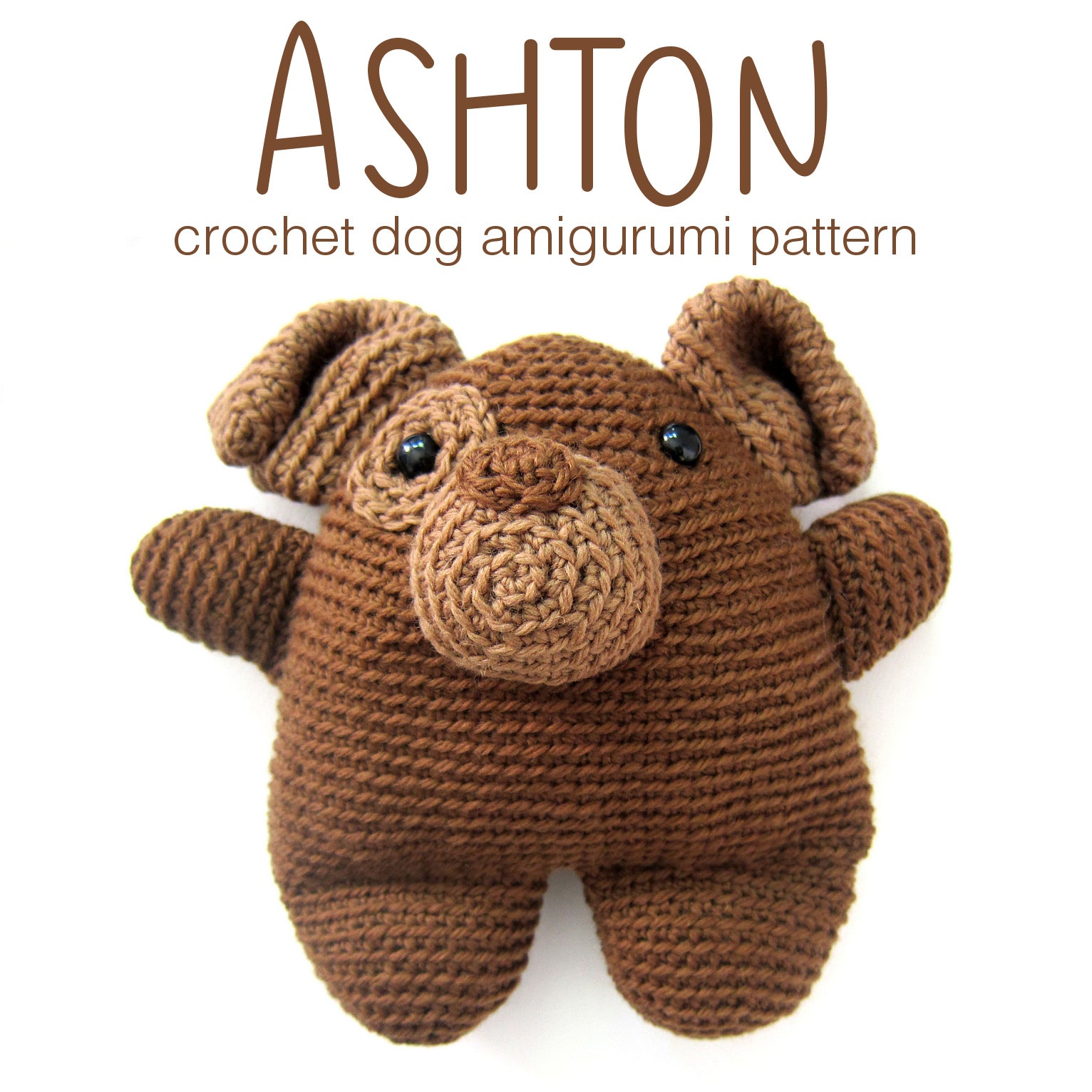 Ashton the Dog Crochet Amigurumi Pattern