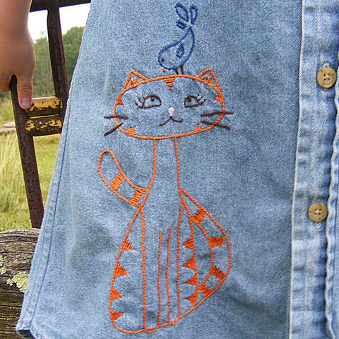 BFFs embroidery pattern