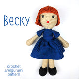 Becky Doll Crochet Amigurumi Pattern