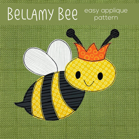 Bellamy Bee Applique Pattern
