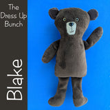 Blake Bear - Dress Up Bunch rag doll pattern