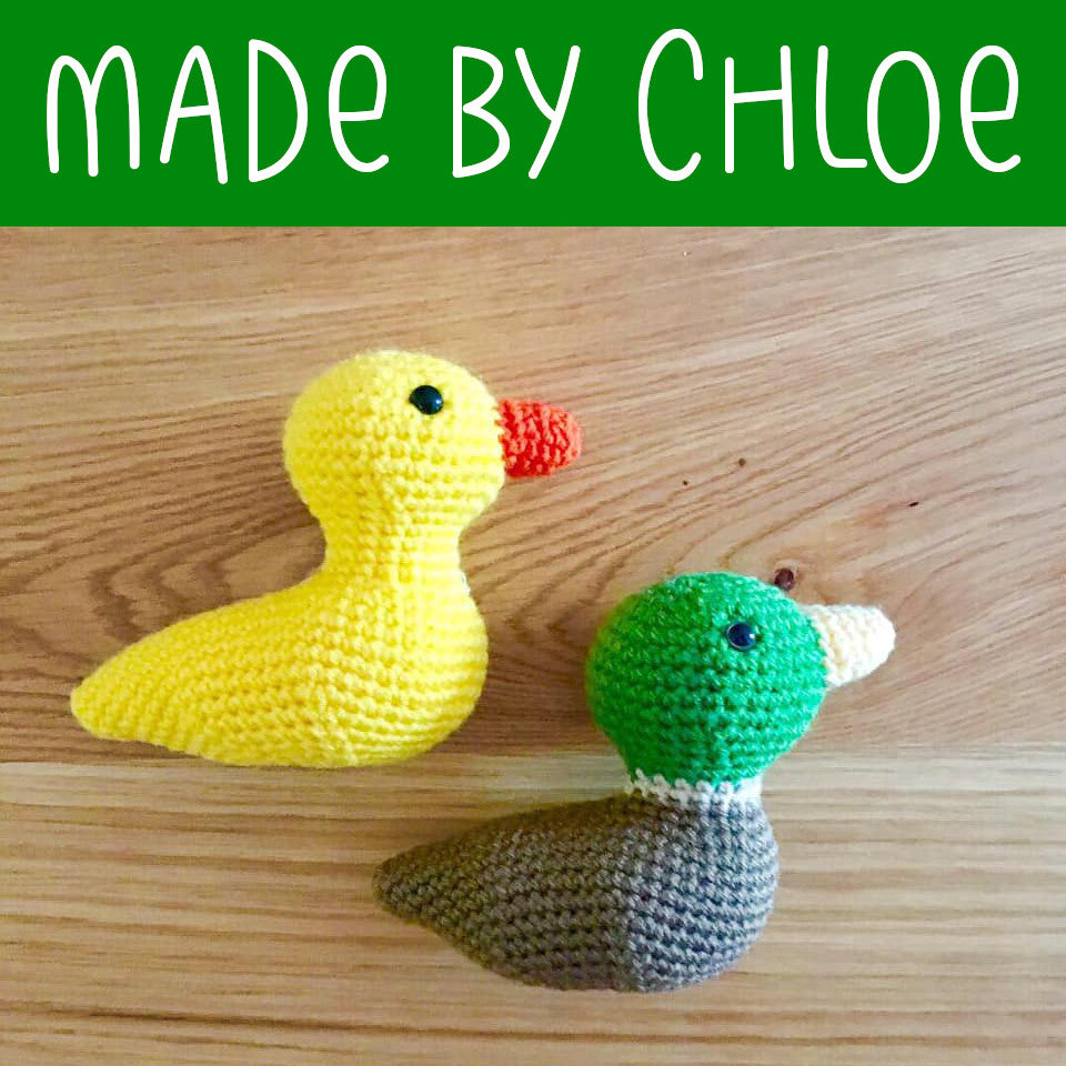 Delia the Duck Crochet Amigurumi Pattern