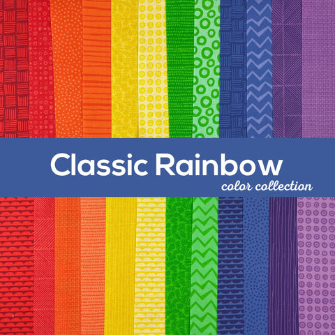 Classic Rainbow Fabric Collection