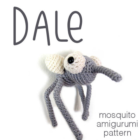 Dale the Mosquito Crochet Amigurumi Pattern