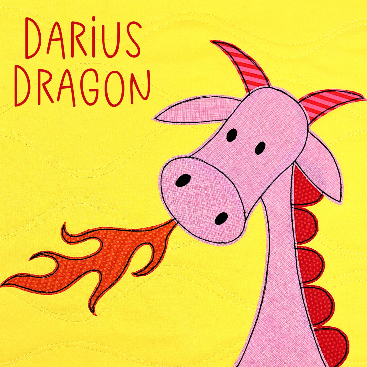 Darius Dragon Applique Pattern