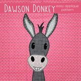 Dawson Donkey Applique Pattern