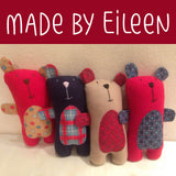 Bailey Bear softie pattern