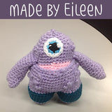 Merrick the Monster Crochet Amigurumi Pattern